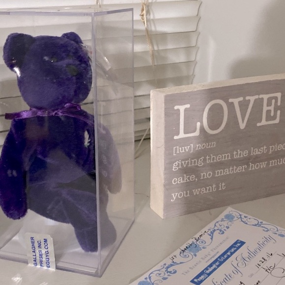 Huge Sale Princess PVC Ty Beanie Babies Museum Quality NWMT COA Rare Collectible - Picture 2 of 4